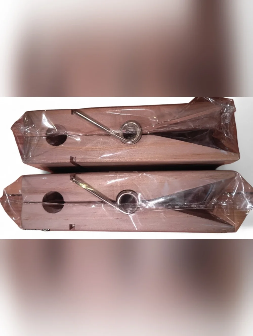 *JUMBO ~ Pair Of Wooden Clothespin Pair (STRONG!) - Optional Hangers Included!
